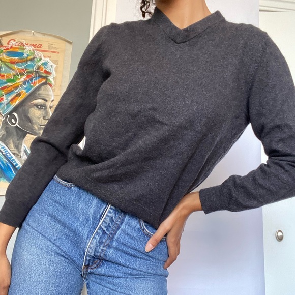 Nordstrom 100% Wool Sweater (Grey) - Picture 2 of 4